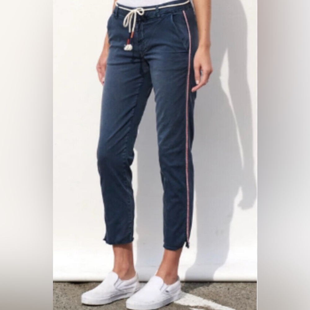 Sundry Le Soleil Straight Trousers Navy